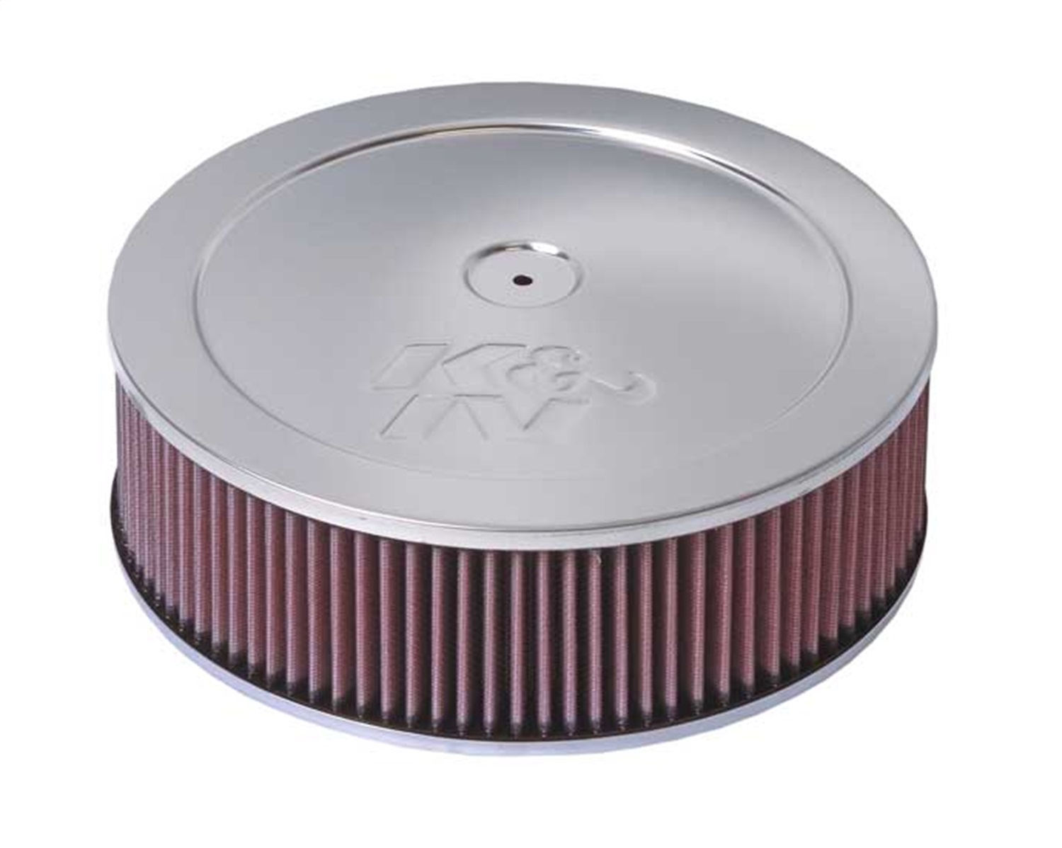 K&N 60-1180 - Custom Round Filter 5-1/8in FLG / 11in Dia / 4-3/4in H w/VENT K&N 60-1180 - Custom Round Filter 5-1/8in FLG / 11in Dia / 4-3/4in H w/VENT