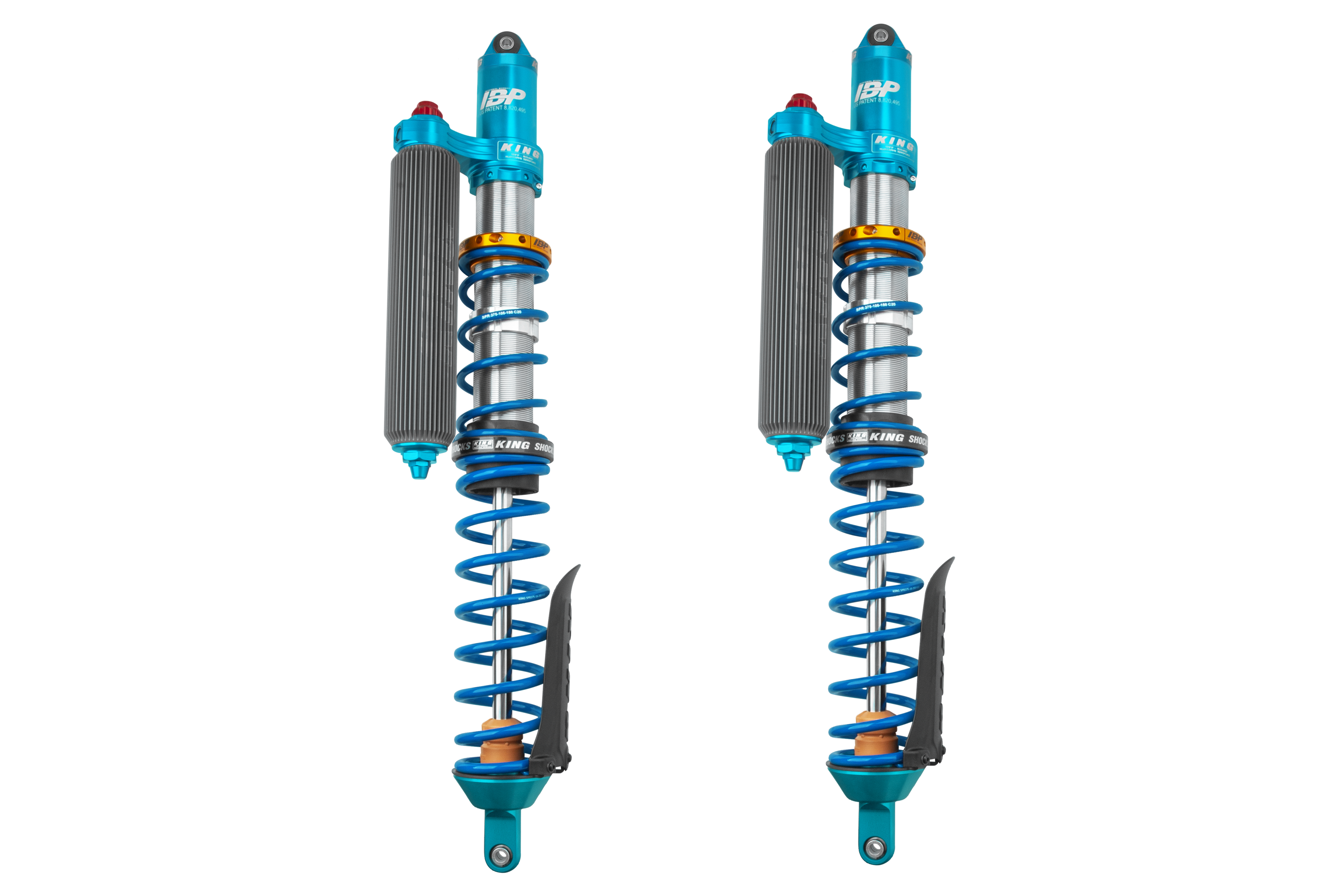 King Shocks 33700-331A - 2022+ POLARIS RZR PRO R 3.0 Rear Coilover Finned Reservoir Shock w/2.5 Adjuster -Single