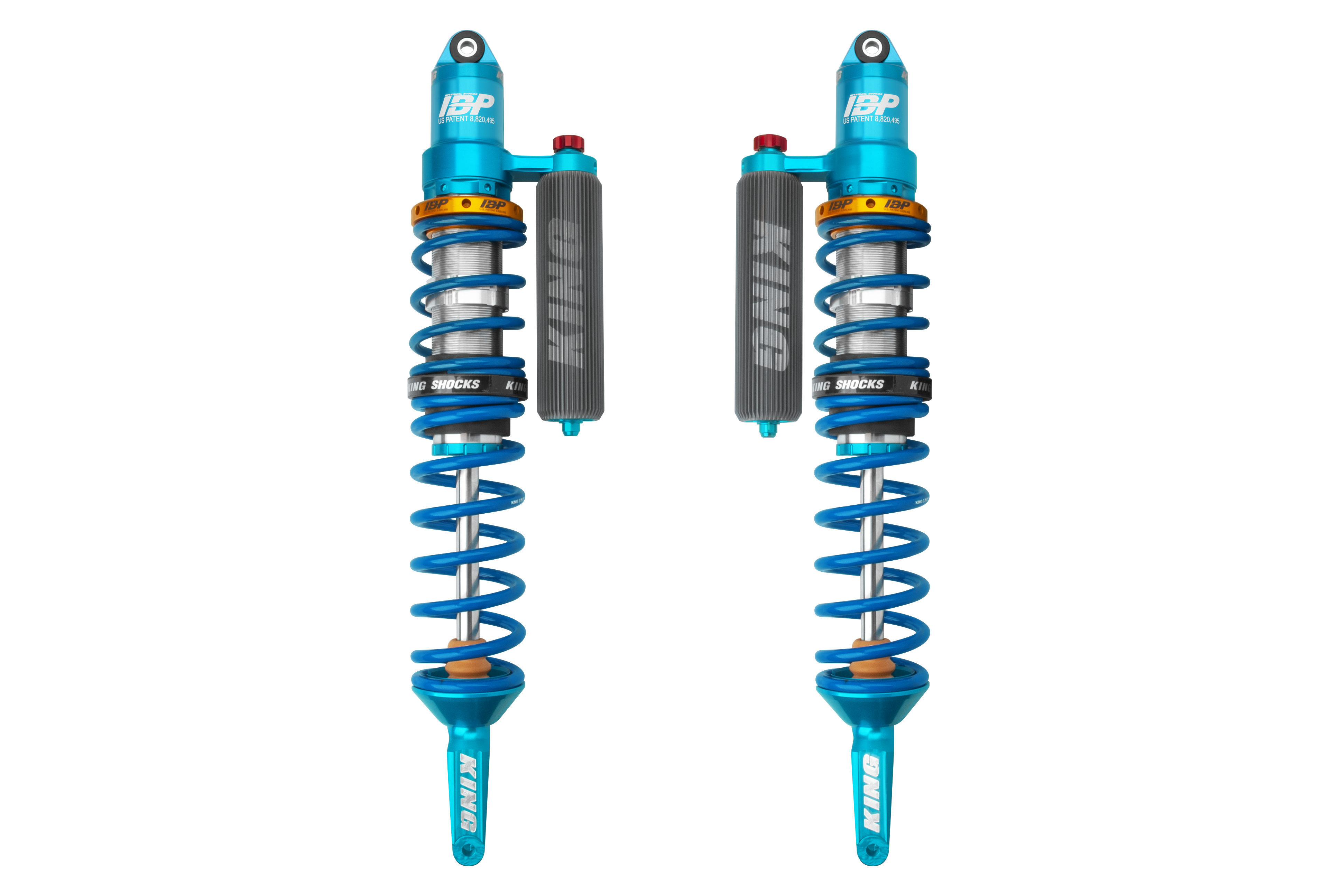 King Shocks 33700-330A - 2022+ POLARIS RZR PRO R 3.0 Front Coilover Finned Reservoir Shock w/2.5 Adjuster -Single
