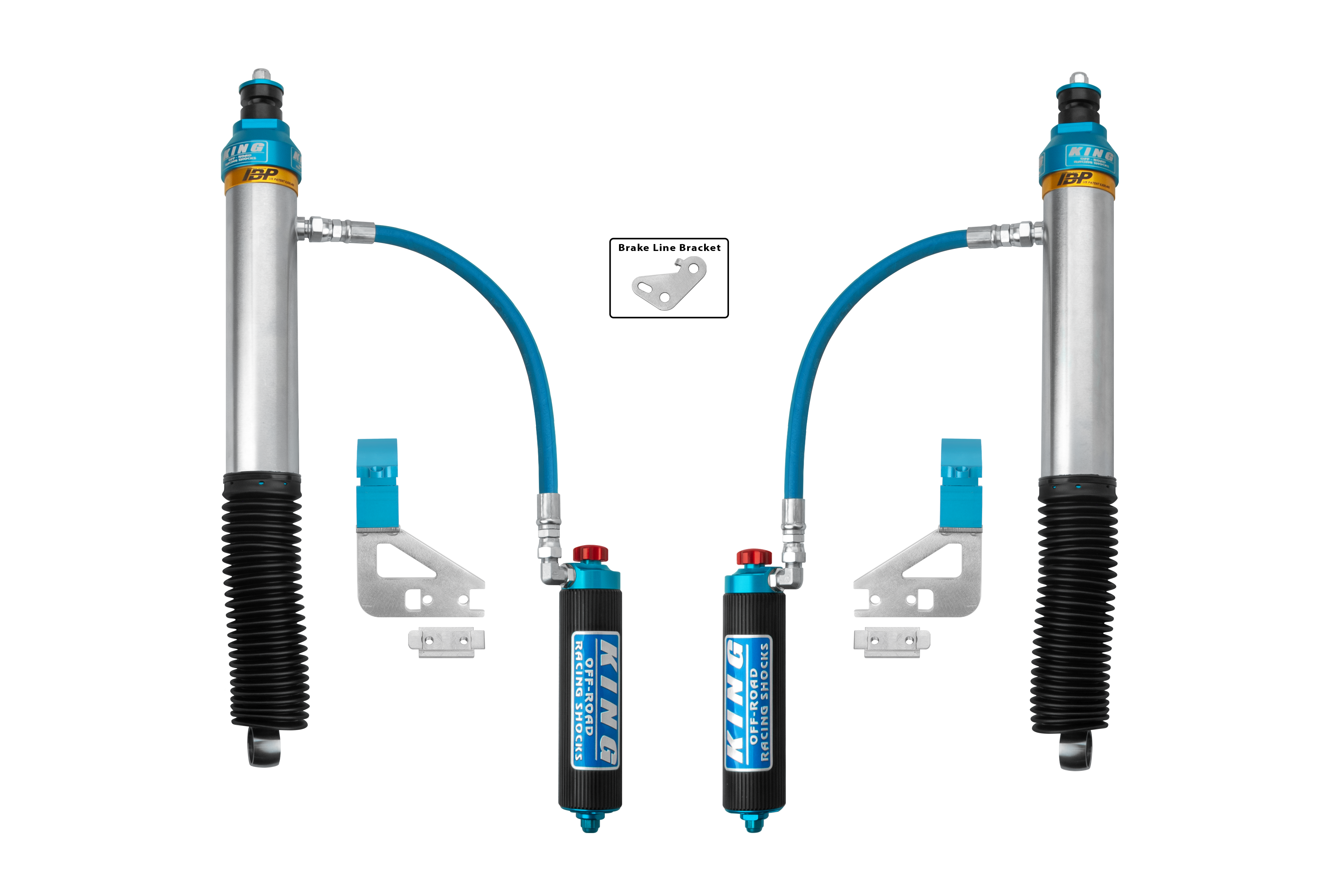 King Shocks 33700-397A - 2022+ Toyota Tundra Rear 3.0 IBP Performance Shock Kit w/ Comp Adj. (Pair)