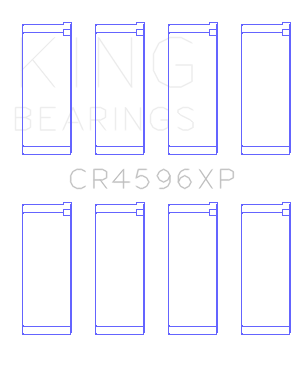 King Engine Bearings CR4596XP - King BMW S14B20/S14B23/S14B25 (Size STD) Performance Rod Bearing Set King Engine Bearings CR4596XP - King BMW S14B20/S14B23/S14B25 (Size STD) Performance Rod Bearing Set