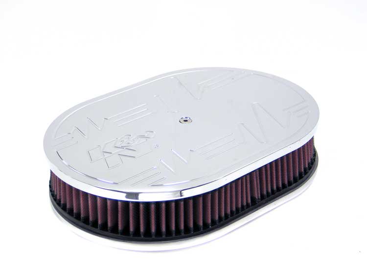 K&N 66-1570 - Oval Air Filter Assembly