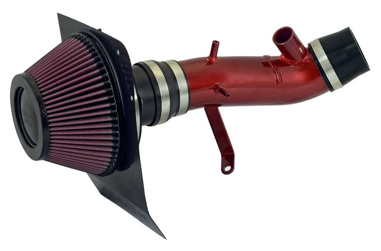 K&N 69-6543TR - 03-04 Evo 8 ONLY Red Typhoon Short Ram Intake