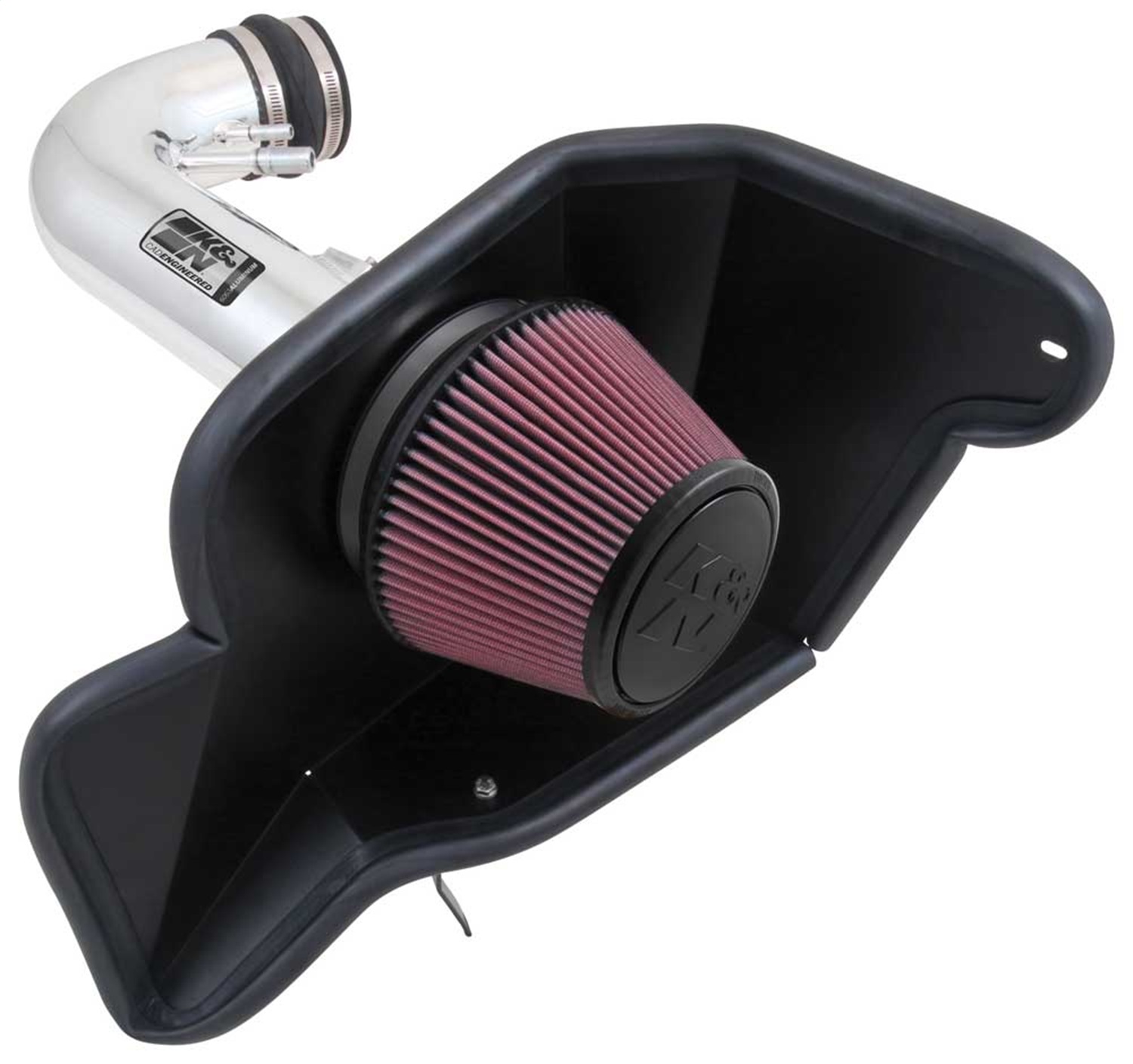 K&N 69-3535TP - 2015 Ford Mustang GT 5.0L V8 Typhoon Intake Kit