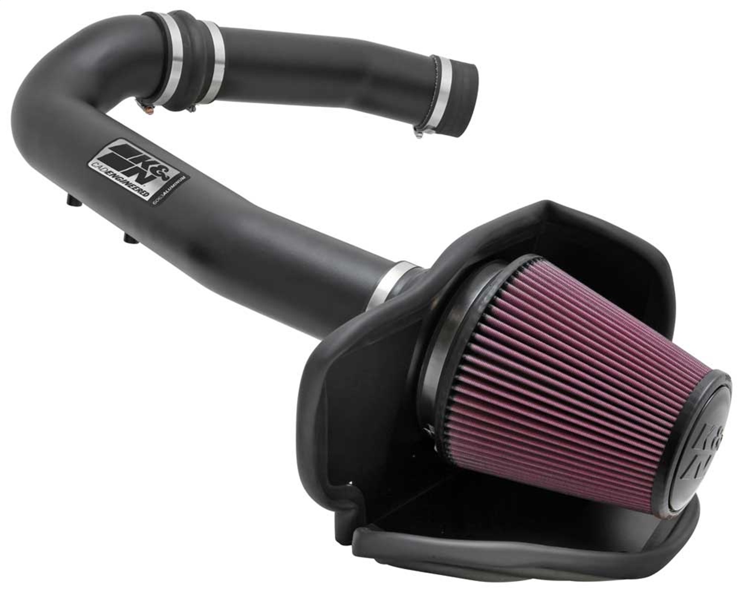 K&N 77-1560KTK - High Flow Performance Intake Kit 11 Jeep Grand Cherokee 3.6L V6 / 11 Dodge Durango 3.6L V6
