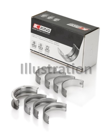 King Engine Bearings MB4008AM0.75 - King Nissan VG20E/VG20DET V6 (Size 0.75) Main Bearing Set