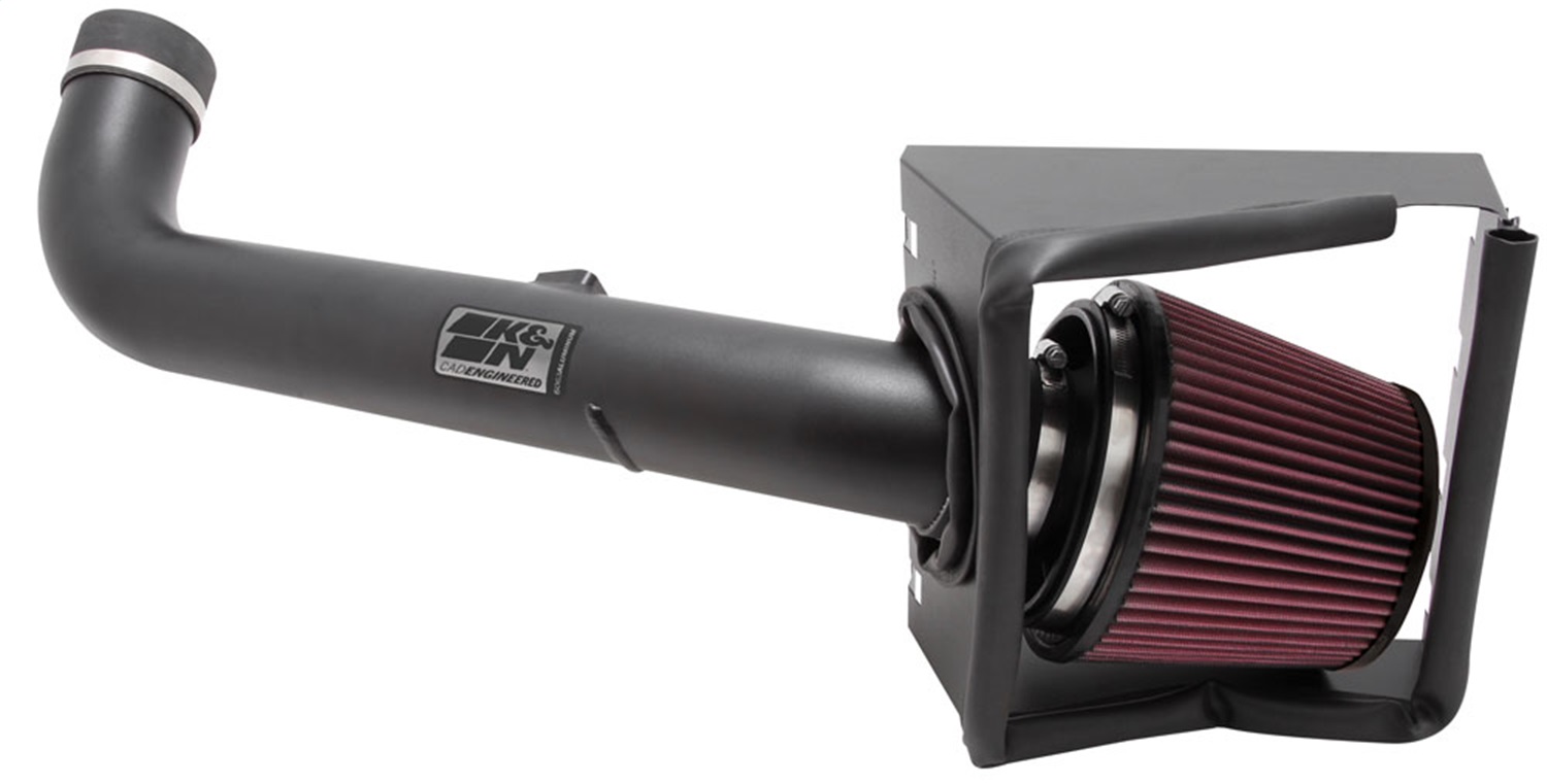 K&N 77-2577KTK - 07-08 Ford F250 SD V8-5.4L Black High Flow Performance Kit