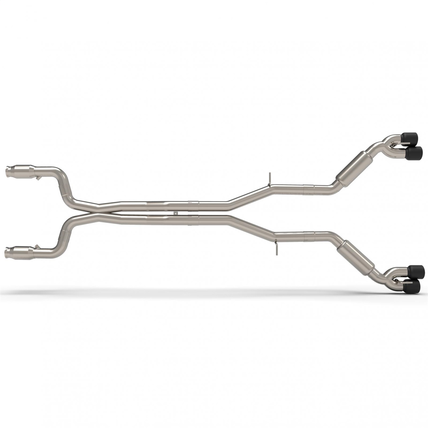 Kooks 22605361SS - 3" GREEN Catted Header-Back Street Screamer Exhaust w/Black Quad Tips