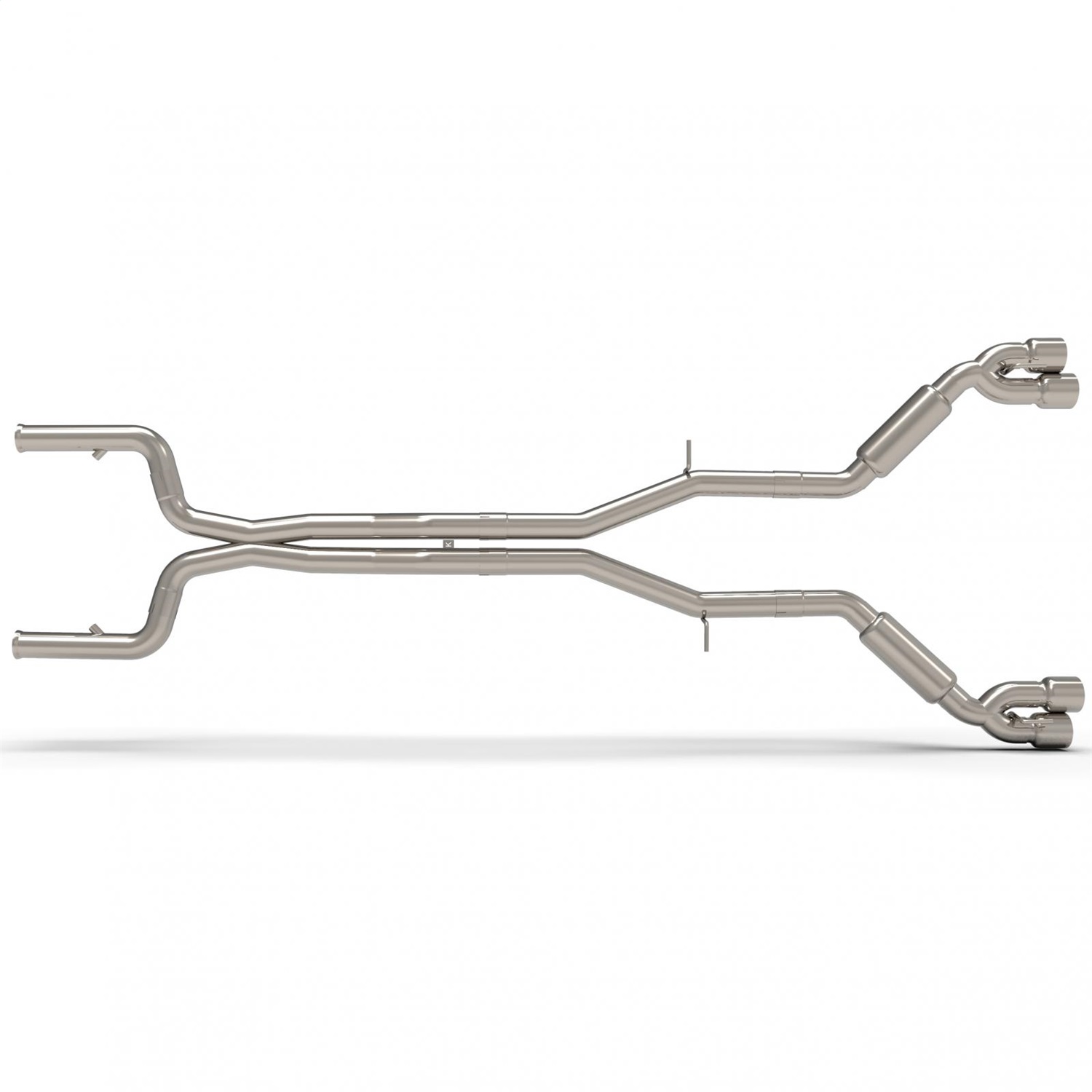 Kooks 22605151SS - 3" Competition Only Header-Back Street Screamer Exhaust w/Polished Quad Tips