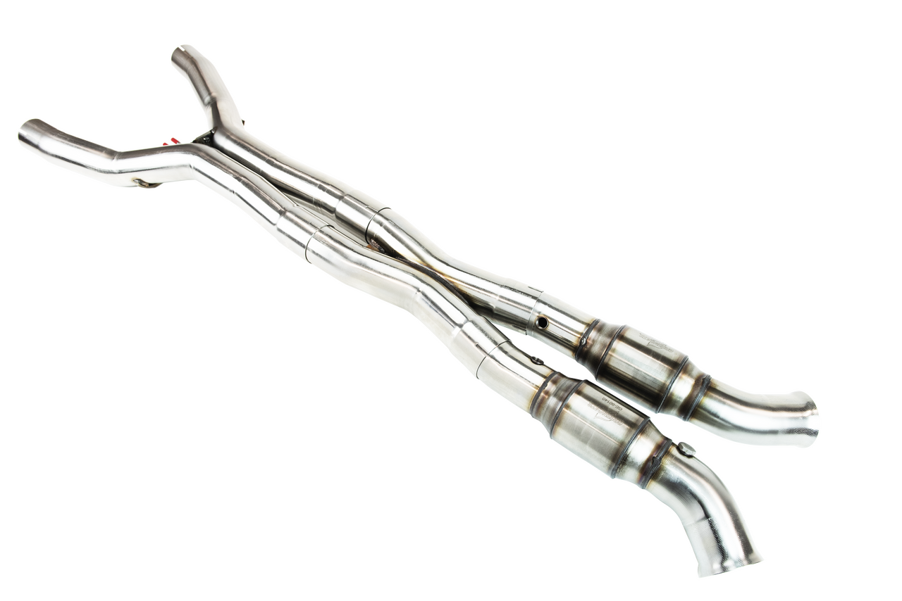 Kooks 21703400 - 3" SS H.O. GREEN Catted X-Pipe. 2014-2019 Corvette