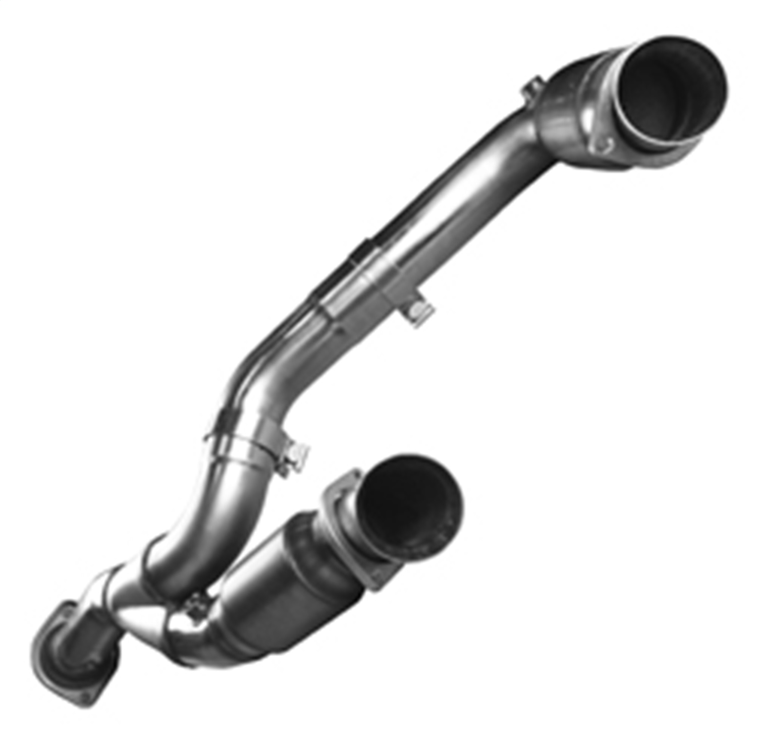 Kooks 28563300 - 3" SS GREEN Catted Y-Pipe. 2009-2010 GM Truck 6.2L. Connects to OEM