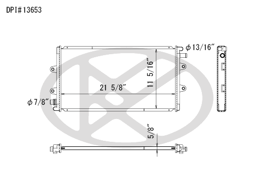 Koyo A13653 - rad  Radiator