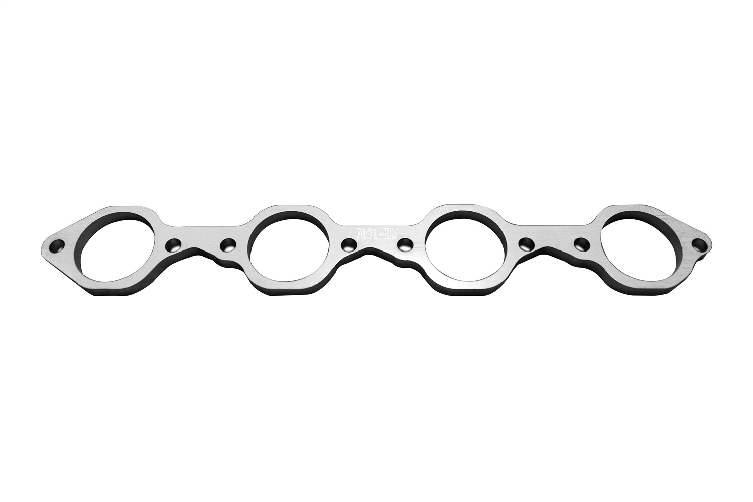 Kooks 7051-BS - SBF Header Flange 3" Inline Bolt Pattern- 3/8" Thick Stainless. Ports for 2" Kooks 7051-BS - SBF Header Flange 3" Inline Bolt Pattern- 3/8" Thick Stainless. Ports for 2"