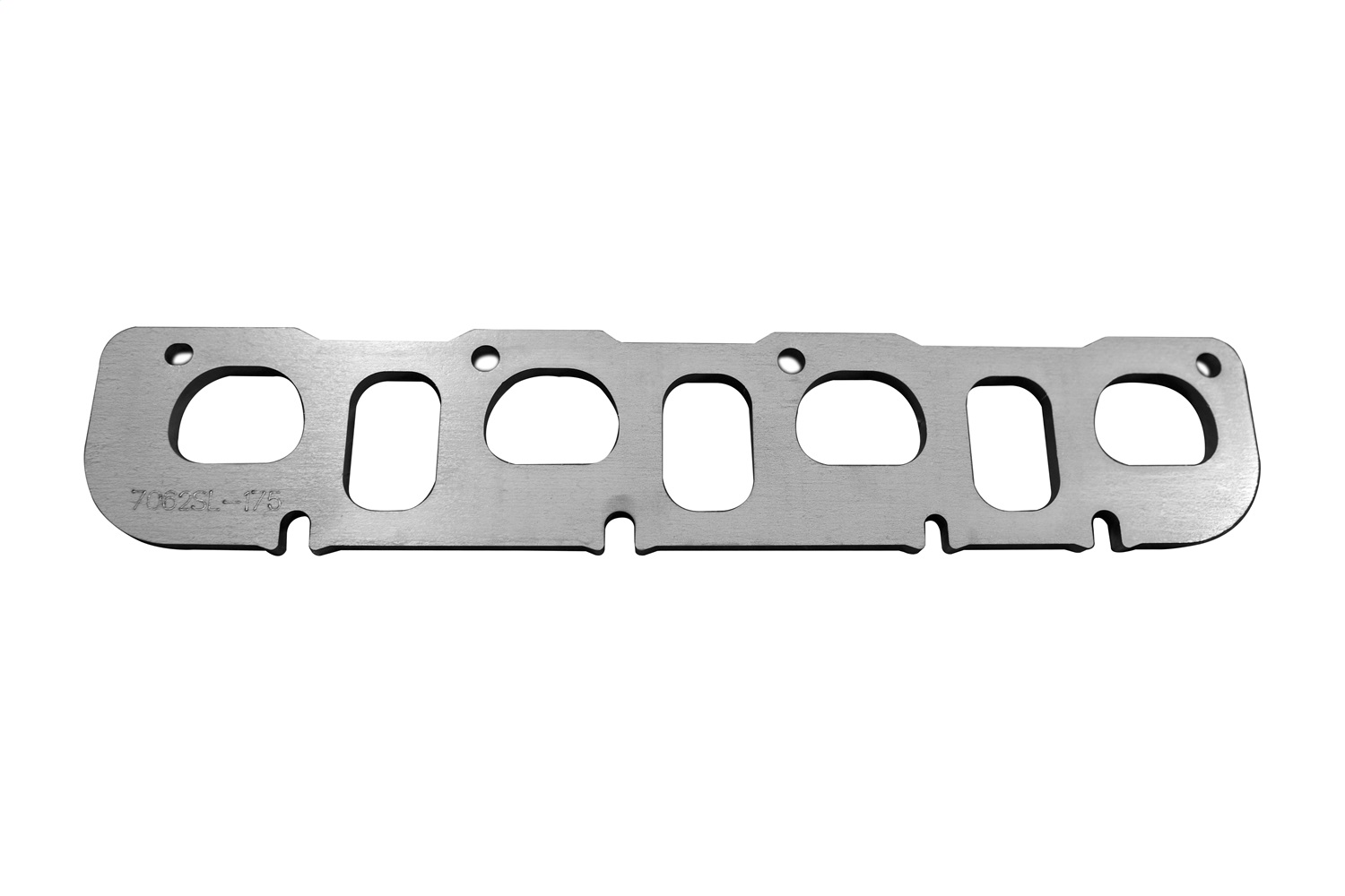 Kooks 7062-SL-175 - HEMI Left Side Header Flange. 3/8" Thick Stainless. D Shaped Port for 1-3/4"