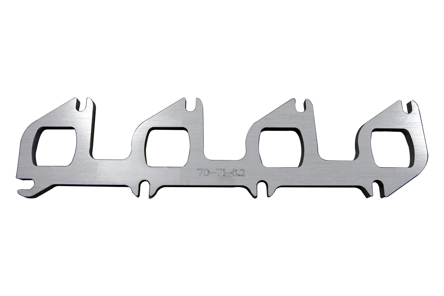 Kooks 70-71-RAPTOR6.2 - Ford 6.2L Header Flange. 3/8" Thick 304 Stainless Steel. D-Shaped Port Kooks 70-71-RAPTOR6.2 - Ford 6.2L Header Flange. 3/8" Thick 304 Stainless Steel. D-Shaped Port