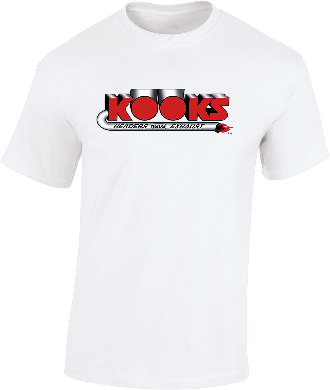 Kooks TS-1006450-00 - White T-Shirt with  Logo - Small