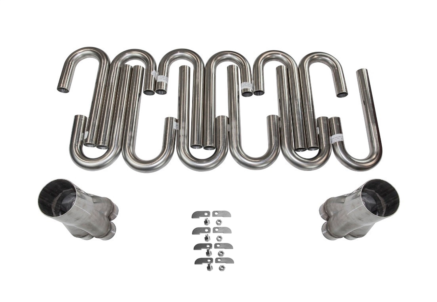 Kooks WK2880 - 2-1/8" x 4" 304 Stainless Steel Header Weld Up Custom Header Kit