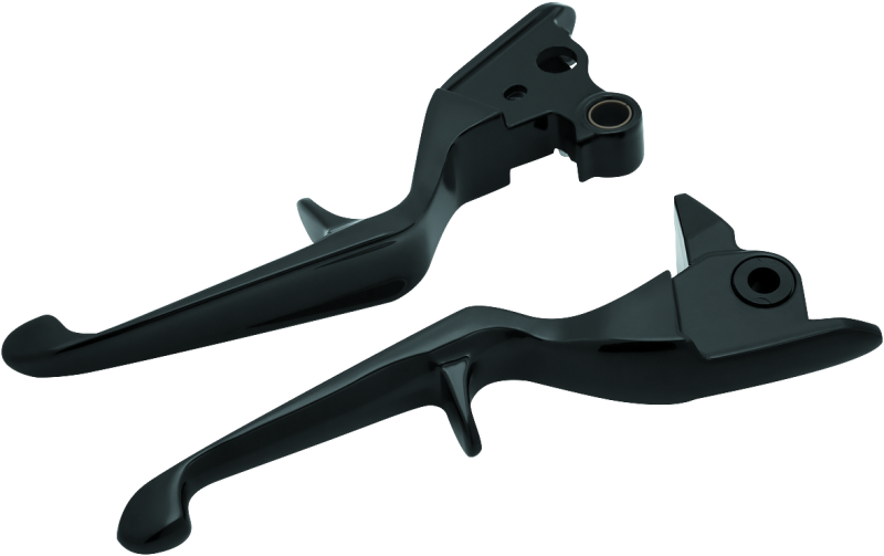 Kuryakyn 1846 - Trigger Lever Set 08-13 Touring Cable Gloss Black