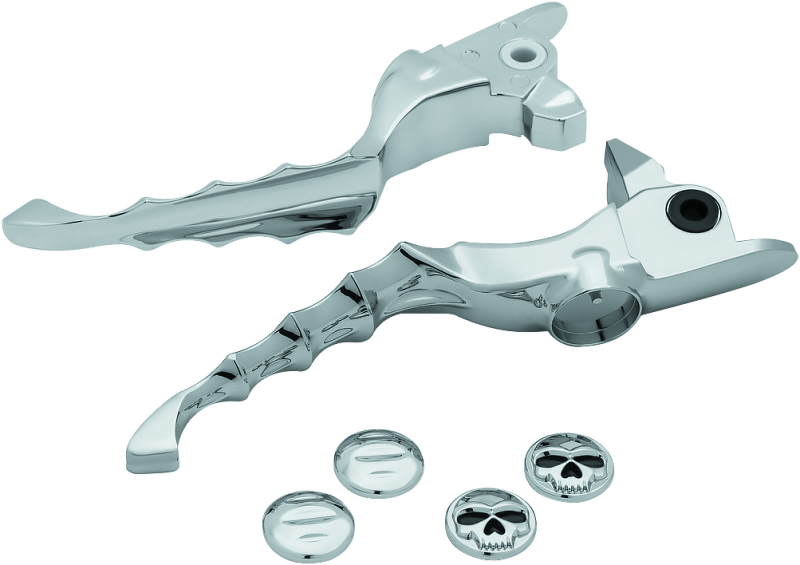 Kuryakyn 1984 - Zombie Lever Set 17-Up Touring Chrome