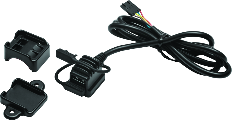 Kuryakyn 1703 - USB Power Port Universal Charger Satin Black