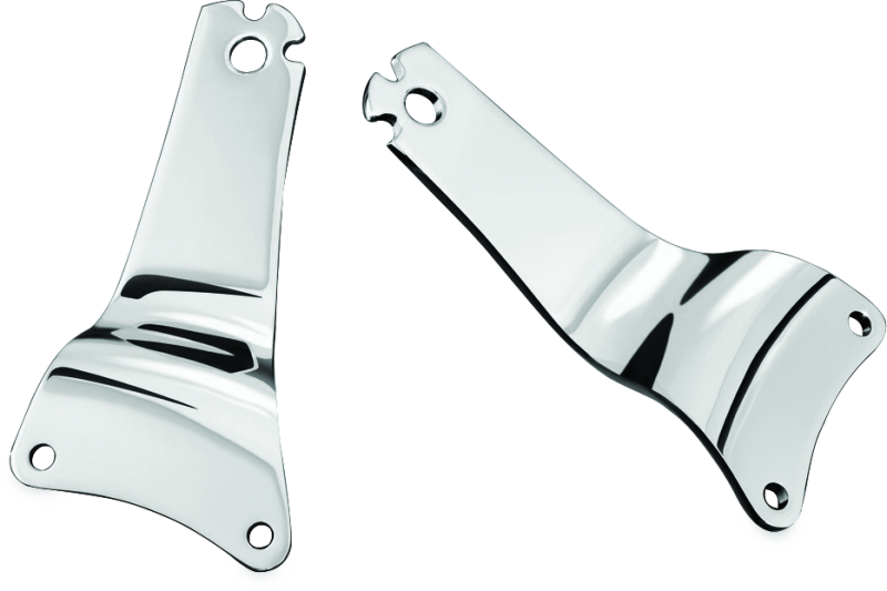 Kuryakyn 1666 - Fixed Mounts For Multi-Purpose Backrest Chrome