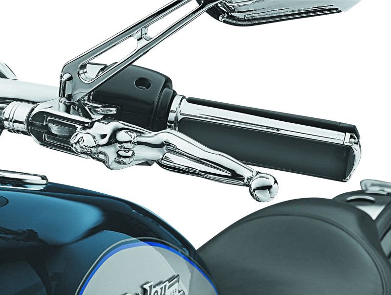Kuryakyn 1049 - Silhouette Levers 96-Up Cable Chrome