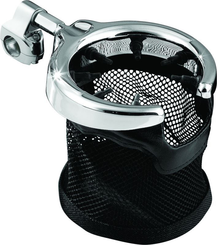 Kuryakyn 1475 - Drink Holder With Basket 1-1/4in Mount Chrome Kuryakyn 1475 - Drink Holder With Basket 1-1/4in Mount Chrome