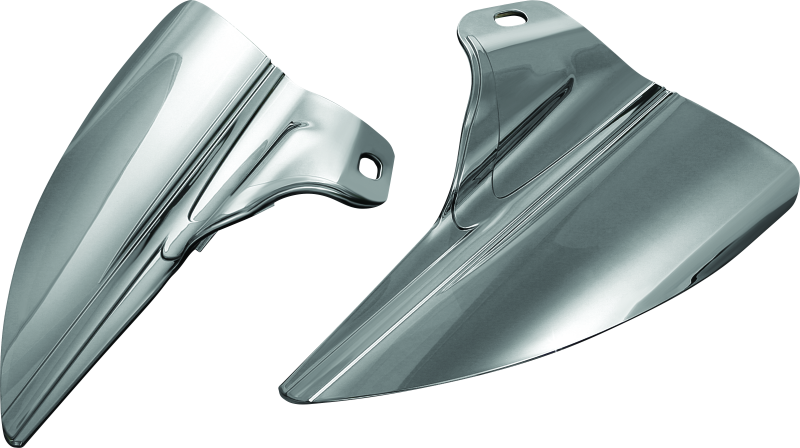 Kuryakyn 1316 - Saddle Shields Heat Deflectors 09-Up Touring Smoke