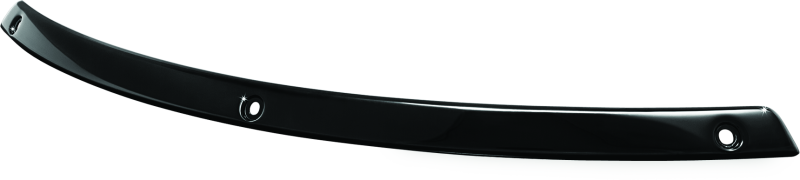 Kuryakyn 1318 - Smooth Windshield Trim 96-13 Touring Gloss Black