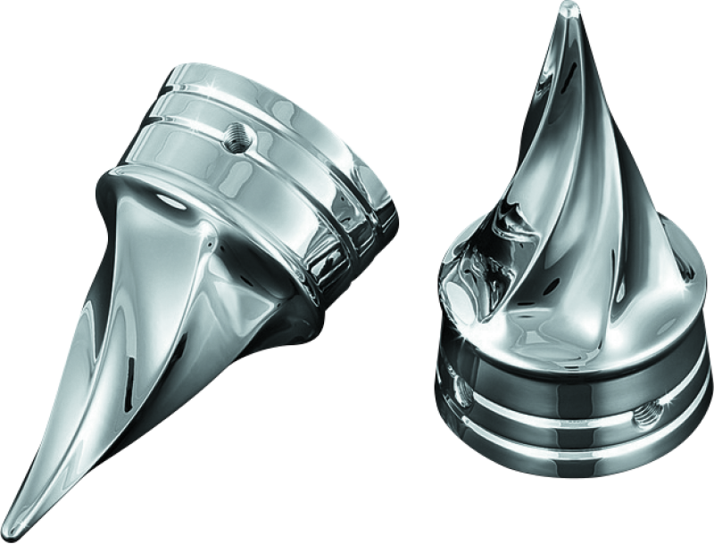 Kuryakyn 1219 - Twisted Axle Caps Chrome