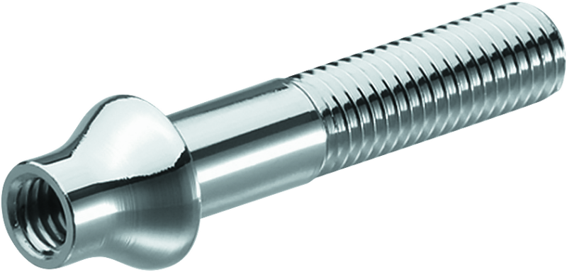 Kuryakyn 2564 - Micro/Rhombus Replacement Rigid Adapter M8X40mm Threaded Stud Chrome