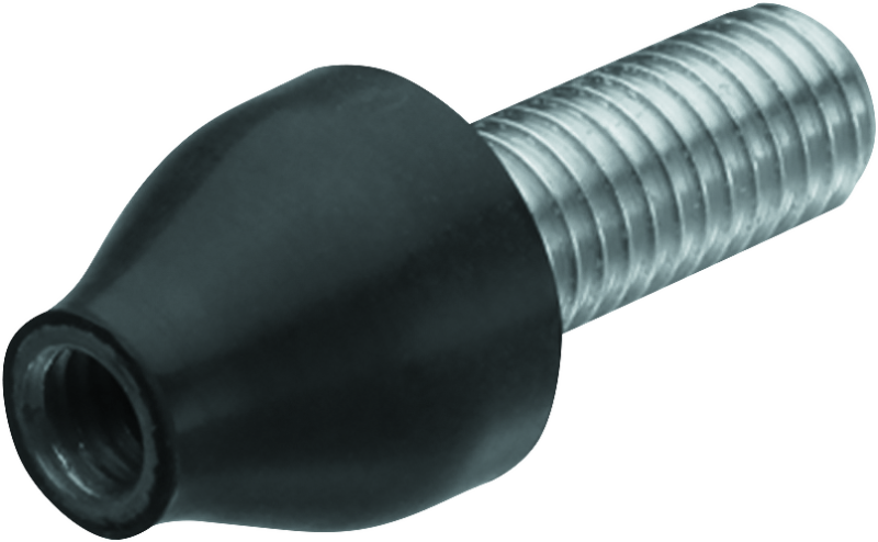 Kuryakyn 2566 - Micro/Rhombus Replacement Rubber Adapter M8X20mm Threaded Stud Black