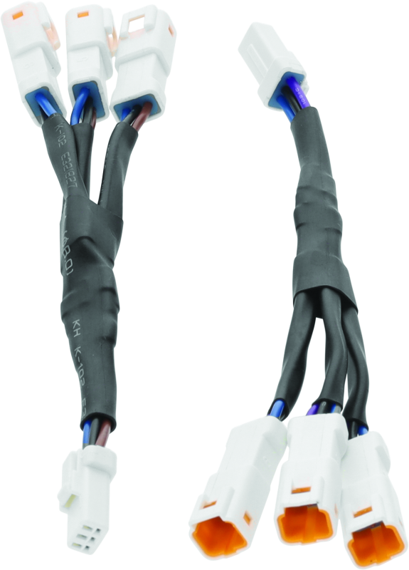 Kuryakyn 2929 - 3-Pin Y-Connectors For Tracer Lights (Pair)