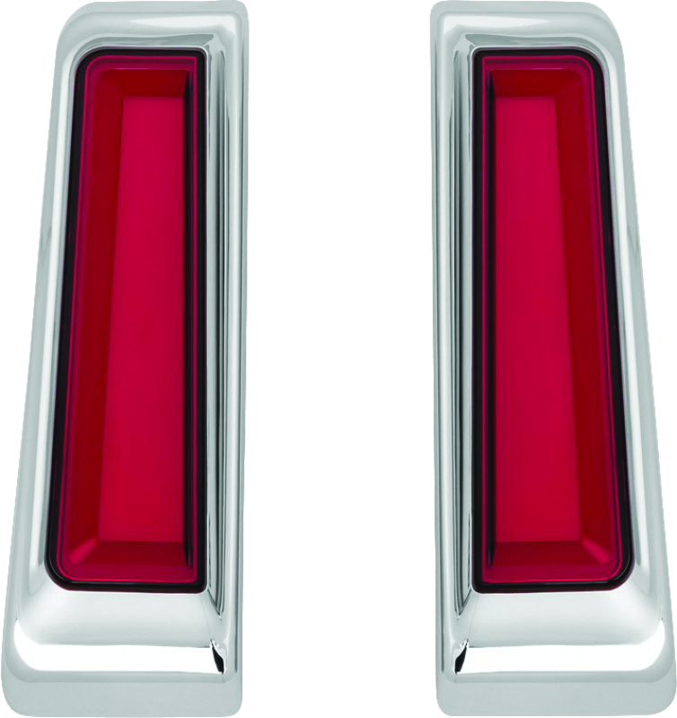 Kuryakyn 2900 - Tracer L.E.D. Inserts For Saddlebag Supports Chrome