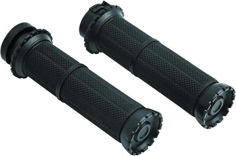 Kuryakyn 3582 - Riot Grips Dual Cable Satin Black