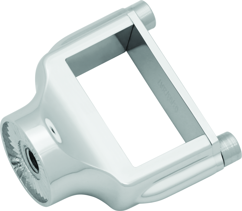 Kuryakyn 3186 - Side Mount License Plate Holder Clamp 86-23 XL Models Chrome