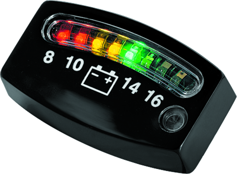 Kuryakyn 4218 - LED Battery Gauge Universal Black Kuryakyn 4218 - LED Battery Gauge Universal Black