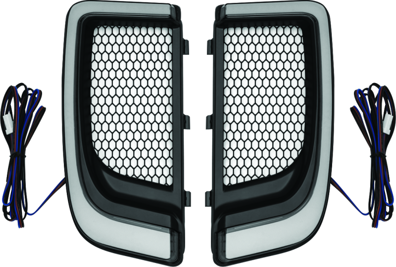 Kuryakyn 5064 - Tracer Lower Fairing Grill Black