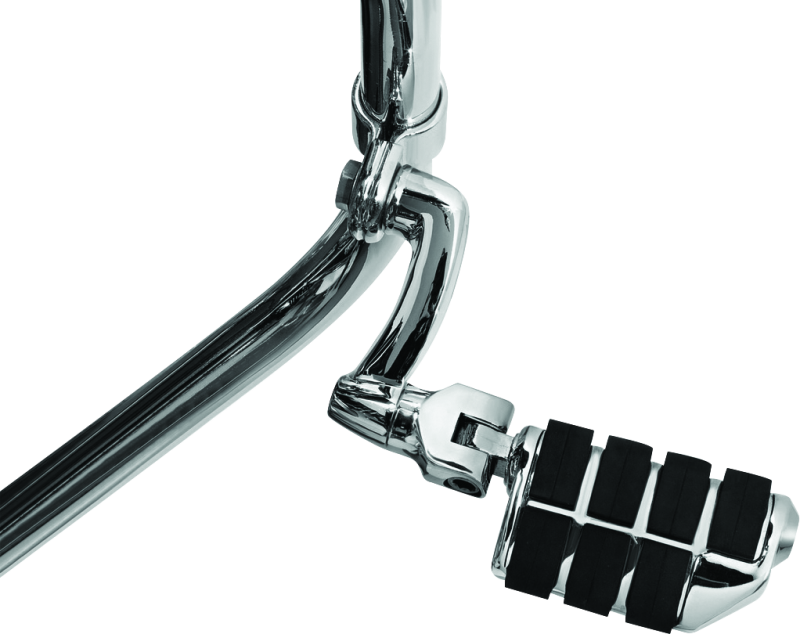Kuryakyn 4574 - Longhorn Offset Dually ISO Peg With 1-1/2in Clamp Chrome