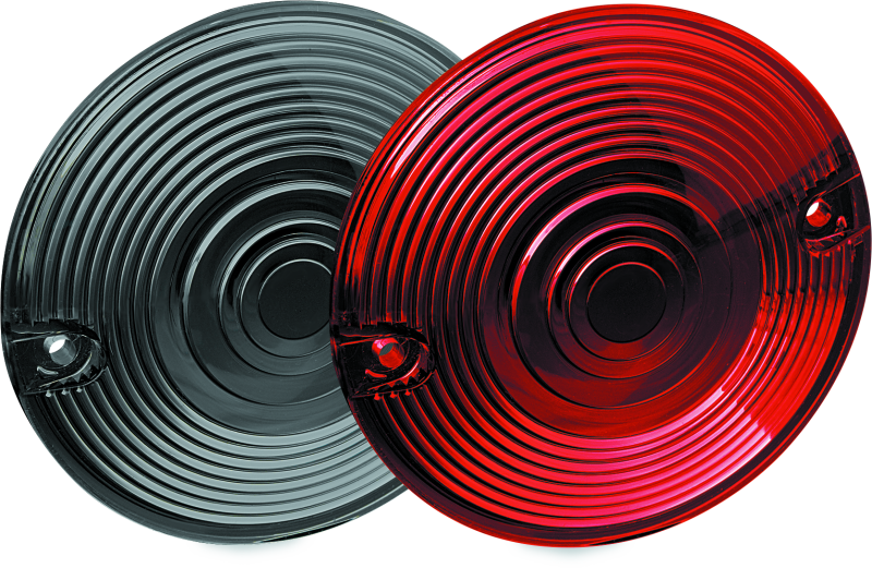 Kuryakyn 4996 - Red Lenses For Flat Turn Signals
