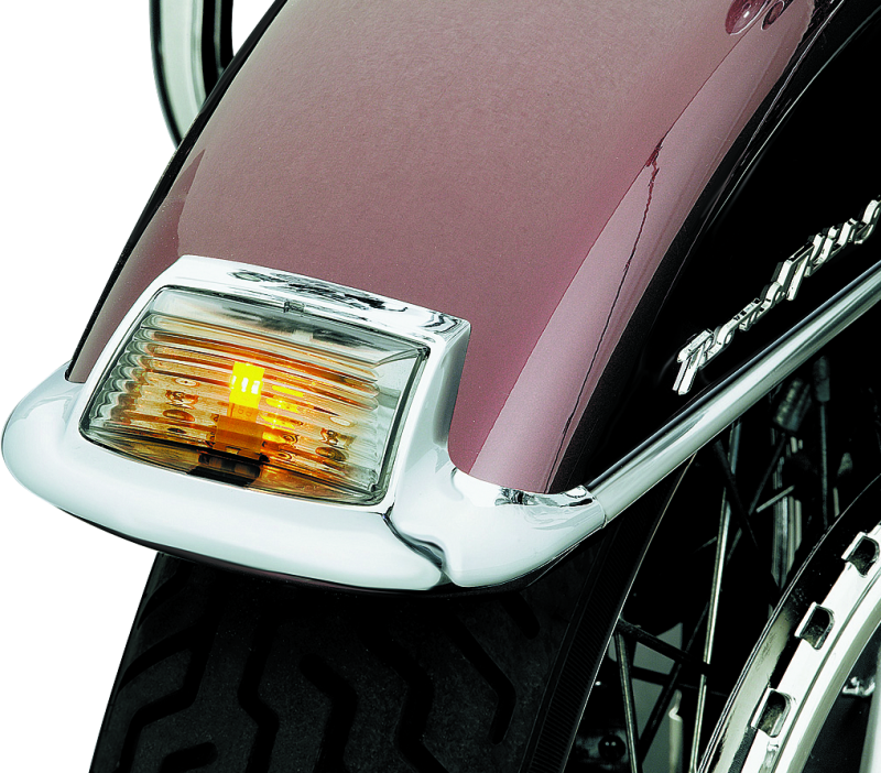 Kuryakyn 4824 - Front Smoke Fender Tip Lens With LED