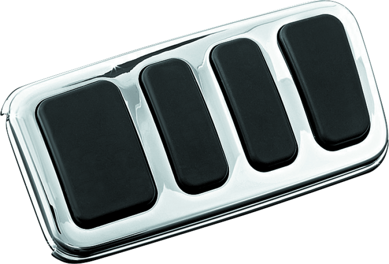 Kuryakyn 4456 - ISO Brake Pedal Pad Longhorn Chrome Kuryakyn 4456 - ISO Brake Pedal Pad Longhorn Chrome