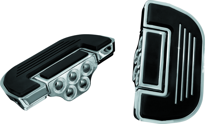 Kuryakyn 4351 - Premium Ribbed Floorboards Without Adapter Chrome Kuryakyn 4351 - Premium Ribbed Floorboards Without Adapter Chrome