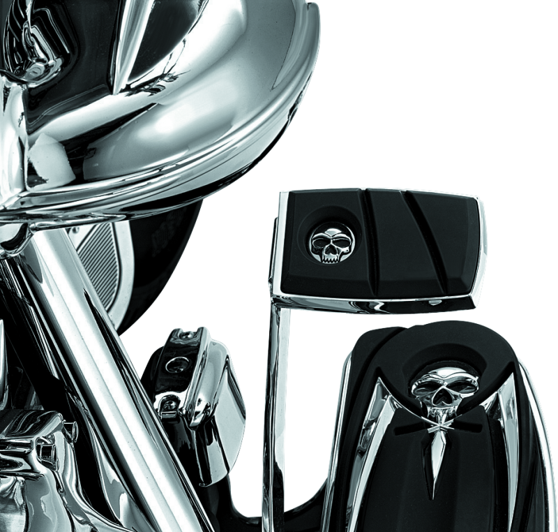 Kuryakyn 4406 - Zombie Brake Pedal Pad For FL Models Chrome