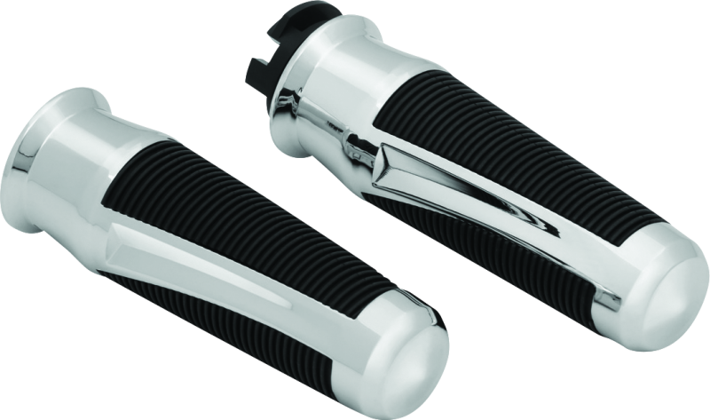 Kuryakyn 5768 - Phantom Grips Indian Chrome