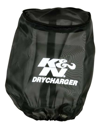 K&N PL-5207DK - Air Filter Wrap Drycharger - Round Tapered - Black for 07-09 & 11 Polaris Outlaw 525