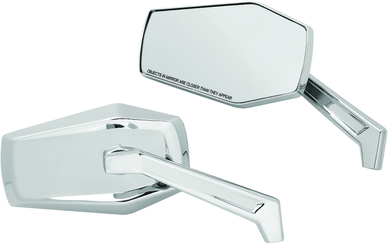 Kuryakyn 5918 - Hex Mirrors Chrome Kuryakyn 5918 - Hex Mirrors Chrome