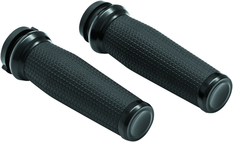 Kuryakyn 5943 - Thresher Grips Throttle-By-Wire Black