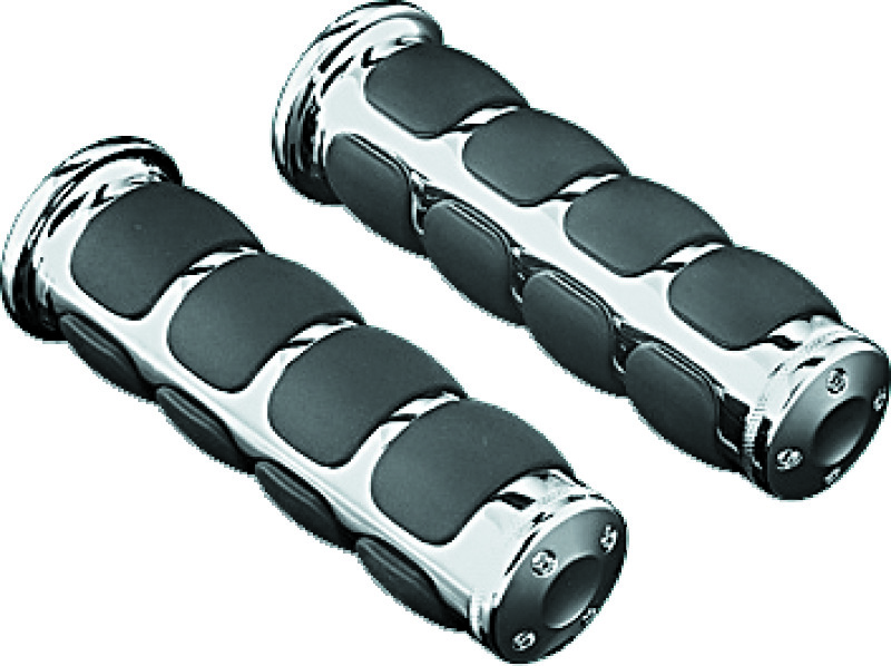 Kuryakyn 6235 - Metric ISO Grips Chrome