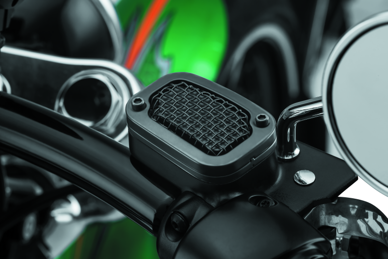 Kuryakyn 6537 - Mesh Master Cylinder Cover Brake Black
